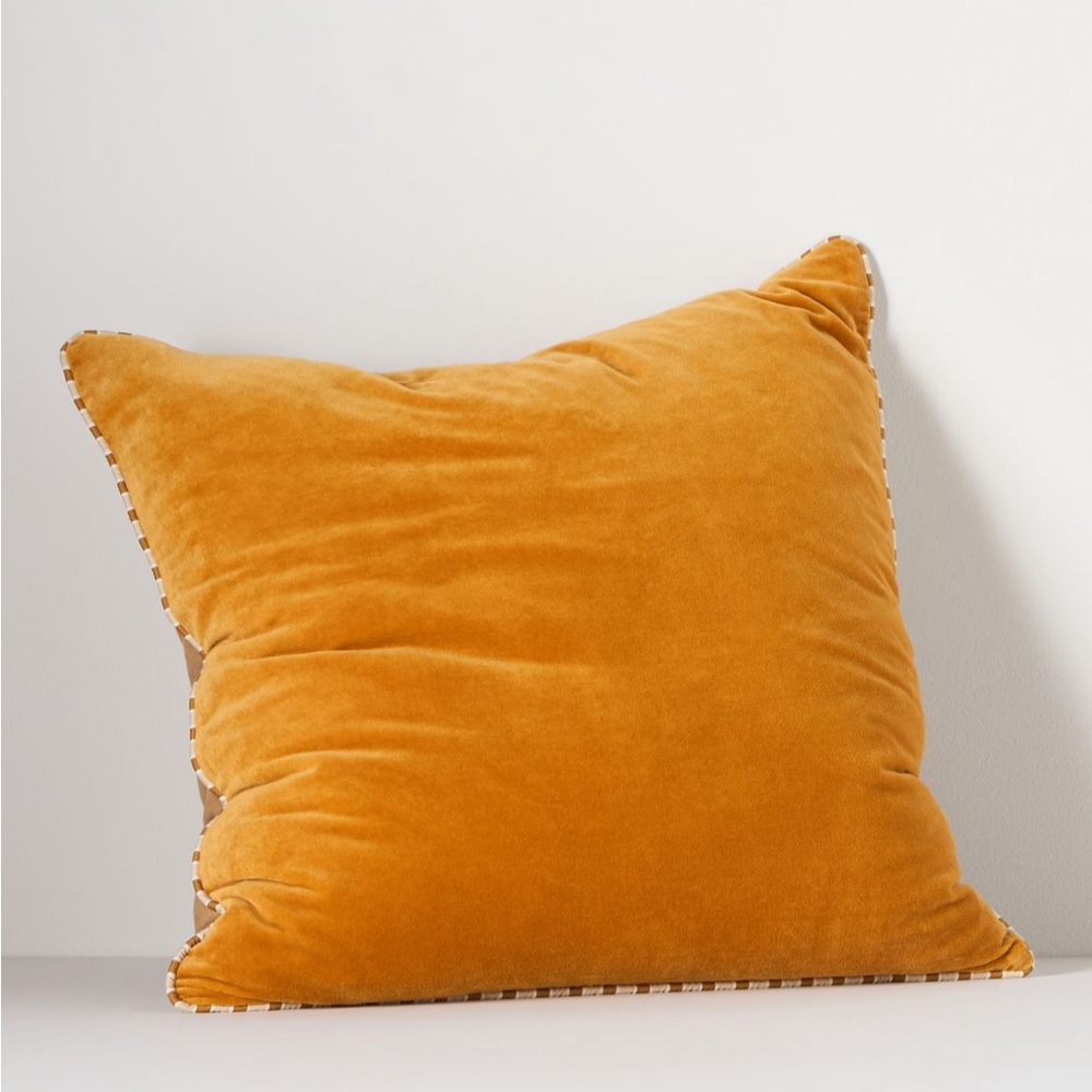 Anthropologie velvet milo pillow